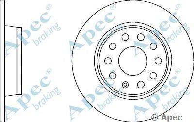 APEC BRAKING dsk2855 -  Тормозной диск